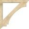 Ekena Millwork Imperial Traditional Rough Sawn Bracket w/ Offset Brace, Douglas Fir, 6"W x 46"D x 46"H BKT0604X46X46IMP01RDF - alternate 2
